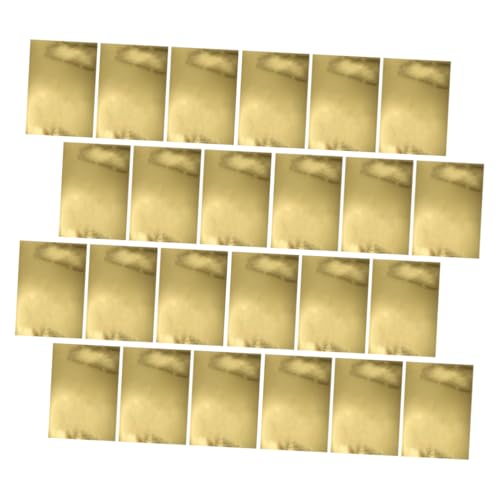 Operitacx 60 Stück Gold Metallic Papier für Bastelarbeiten Spiegelkarton für Diy Projekte Glänzende Bastelpapier für Kreative Bastelmaterialien für Journale und Grußkarten von Operitacx