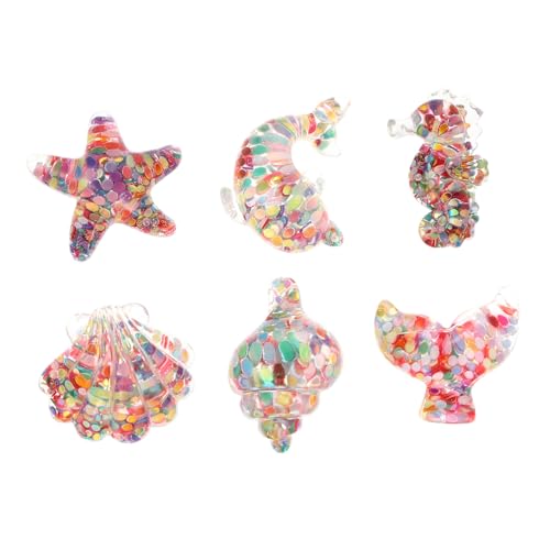 Operitacx 60 Stück Harz Bastel Pailletten Ocean Charms für Schmuckherstellung und Handyhüllen Dekoration für DIY Projekte Hochzeiten und Geburtstagsfeiern Operitacx 60 Stück Harz Bastel Pailletten Ocean Charms für Schmuckherstellung und Handyhüllen Dekoration für DIY Projekte Hochzeiten und Geburtstagsfeiern von Operitacx