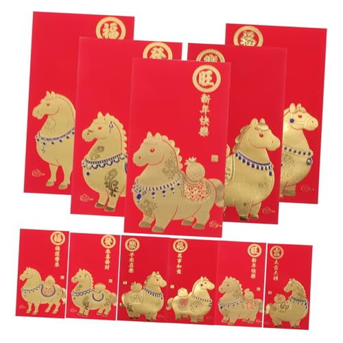 Operitacx 60 Stück Neujahrs Rotumschläge mit Pferdemotiv Chinesische Glücksbriefumschläge aus Papier Geräumig und Vielseitig für Frühlingsfest Hochzeiten und Festliche Anlässe Operitacx 60 Stück Neujahrs Rotumschläge mit Pferdemotiv Chinesische Glücksbriefumschläge aus Papier Geräumig und Vielseitig für Frühlingsfest Hochzeiten und Festliche Anlässe von Operitacx