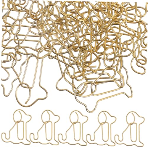 Operitacx 60 Stück Niedliche Büroklammern Hund Form Dekorative Metallclips für Büro und Zuhause Vielseitig Einsetzbar als Lesezeichen Organisieren von Dokumenten Operitacx 60 Stück Niedliche Büroklammern Hund Form Dekorative Metallclips für Büro und Zuhause Vielseitig Einsetzbar als Lesezeichen Organisieren von Dokumenten von Operitacx