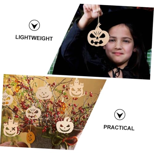 Operitacx 60 Stück Teiliges Halloween Holzanhänger- DIY Holzkunst Anhänger Lustige Hängende Deko für Party Vielseitige Halloween Dekoration für Zuhause Tür und Bar Operitacx 60 Stück Teiliges Halloween Holzanhänger- DIY Holzkunst Anhänger Lustige Hängende Deko für Party Vielseitige Halloween Dekoration für Zuhause Tür und Bar von Operitacx