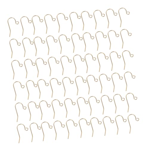 Operitacx 60 Stück Teiliges Ohrringhaken Kupfer Stabile DIY Ohrhaken für Ohrschmuckherstellung Minimalistisches Design Langlebig und Sicher für Damen Schmuckzubehör von Operitacx