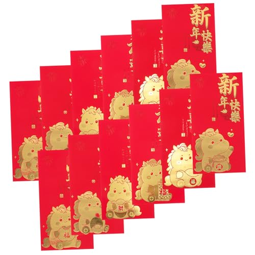 Operitacx 60 Stück Teiliges Rote Umschläge Jahr Des Pferdes Traditionelle Chinesische Hongbao Geldumschläge Geräumig Stabiles Papier Vielseitig für Neujahr Hochzeit Tet Feierlichkeiten Operitacx 60 Stück Teiliges Rote Umschläge Jahr Des Pferdes Traditionelle Chinesische Hongbao Geldumschläge Geräumig Stabiles Papier Vielseitig für Neujahr Hochzeit Tet Feierlichkeiten von Operitacx