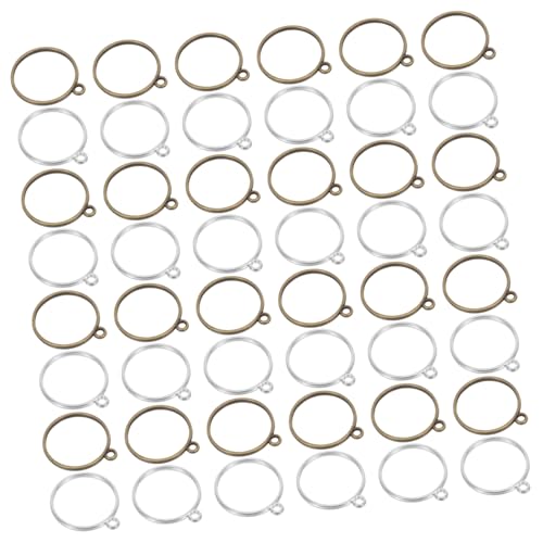 Operitacx 60 Stück Teiliges Runde Offene Lünette Anhänger Robuste Legierung Hollow Bezel Charms für DIY Schmuckherstellung Vielseitige Rahmen für Harz Kunst Halsketten Ohrringe Armbänder Operitacx 60 Stück Teiliges Runde Offene Lünette Anhänger Robuste Legierung Hollow Bezel Charms für DIY Schmuckherstellung Vielseitige Rahmen für Harz Kunst Halsketten Ohrringe Armbänder von Operitacx