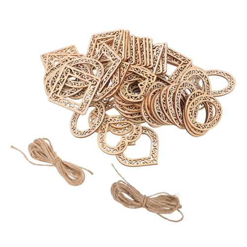 Operitacx 60 Stück Unlackierte Hohle Herz- Rechteck Oval-rahmen aus Massivem Holz DIY Dekorationen für Malerei Hochzeiten Valentinstag und Wandkunst Operitacx 60 Stück Unlackierte Hohle Herz- Rechteck Oval-rahmen aus Massivem Holz DIY Dekorationen für Malerei Hochzeiten Valentinstag und Wandkunst von Operitacx