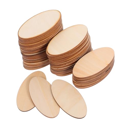 Operitacx 60 Stück Unvollendete Holzschneidstücke für Diy Projekte Dicke Holzplatten zum Malen Gravieren und Dekorieren von Zuhause Operitacx 60 Stück Unvollendete Holzschneidstücke für Diy Projekte Dicke Holzplatten zum Malen Gravieren und Dekorieren von Zuhause von Operitacx