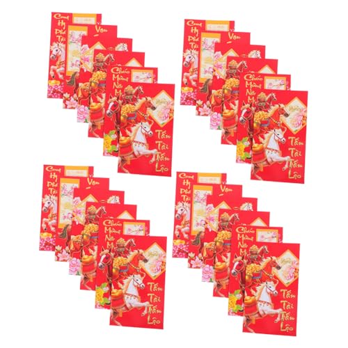 Operitacx 60 Stück Vietnamesische Neujahrsumschläge Rotes Pferdezodiac Geldumschläge Lunar Year Glücksumschläge Für Asiatische Frühlingsfest Party Operitacx 60 Stück Vietnamesische Neujahrsumschläge Rotes Pferdezodiac Geldumschläge Lunar Year Glücksumschläge Für Asiatische Frühlingsfest Party von Operitacx