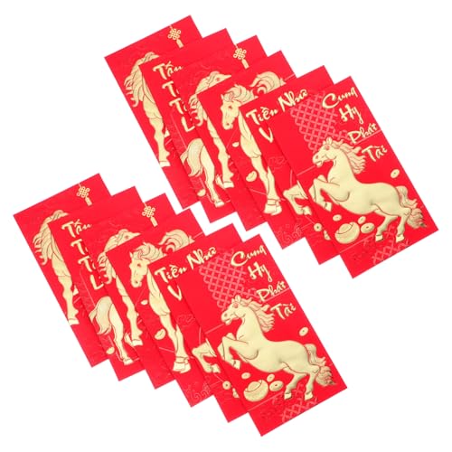 Operitacx 60 Stück Vietnamesische Rote Umschläge Jahr Des Pferdes Chinesisches Neujahr Geldumschläge Frühjahrsfest Hochzeit Geburtstag Feier Traditionelles Design Operitacx 60 Stück Vietnamesische Rote Umschläge Jahr Des Pferdes Chinesisches Neujahr Geldumschläge Frühjahrsfest Hochzeit Geburtstag Feier Traditionelles Design von Operitacx