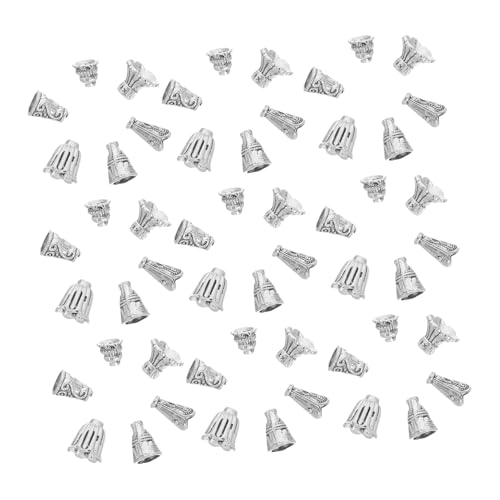 Operitacx 60 Stück Vintage Blüten Perlkappen aus Metall Ethnische Tibet-stil Schmuck Spacer Caps Konische Bead Caps für Halsketten Armbänder DIY Schmuckherstellung Operitacx 60 Stück Vintage Blüten Perlkappen aus Metall Ethnische Tibet-stil Schmuck Spacer Caps Konische Bead Caps für Halsketten Armbänder DIY Schmuckherstellung von Operitacx