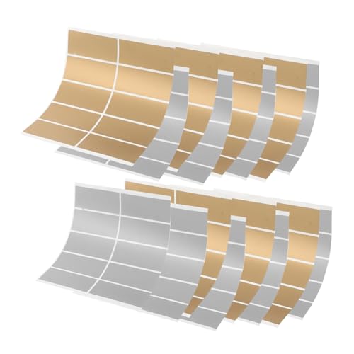 Operitacx 600 Stück Teiliges Scratch-off Sticker Rechteckig Gold Silber Selbstklebend zum Einfachen Auftragen für DIY Überraschungskarten Gender Reveal Belohnungsprogramme und Operitacx 600 Stück Teiliges Scratch-off Sticker Rechteckig Gold Silber Selbstklebend zum Einfachen Auftragen für DIY Überraschungskarten Gender Reveal Belohnungsprogramme und von Operitacx