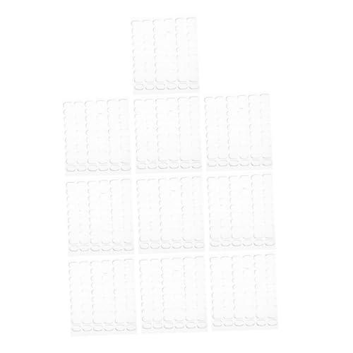 Operitacx 600 Stück Transparentes Doppelseitiges Klebeband Doppelseitige Laschen Transparentes Ovales Spender Doppelklebeband Doppelseitiger Transparenter Klebekitt Acryl Hohe Viskose von Operitacx
