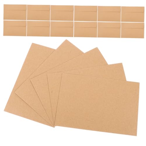 Operitacx 60Stücke Selbstklebende Hochzeitseinladungsumschläge Kraftpapier für Einladungen Geldgeschenke Briefe Vielseitig Einsetzbar für Besondere Anlässe von Operitacx