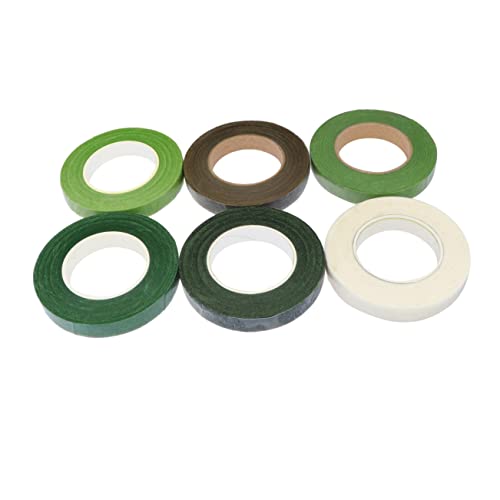 Operitacx 6Rollen Blumenzucht Klebebänder Selbstklebendes Floristenband für DIY Blumenarrangements Geschenkverpackungen und Designs Gemischten Farben Operitacx 6Rollen Blumenzucht Klebebänder Selbstklebendes Floristenband für DIY Blumenarrangements Geschenkverpackungen und Designs Gemischten Farben von Operitacx