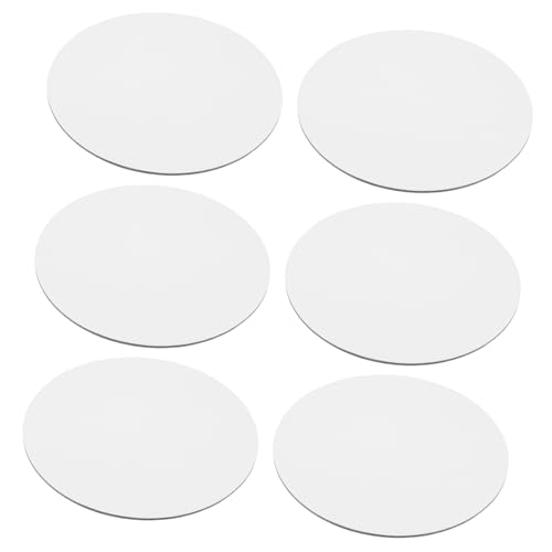 Operitacx 6Stücke Rundes Malbrett für Künstler Weiße Canvas Platten für Öl und Acrylfarben für DIY Malerei und Projekte Operitacx 6Stücke Rundes Malbrett für Künstler Weiße Canvas Platten für Öl und Acrylfarben für DIY Malerei und Projekte von Operitacx
