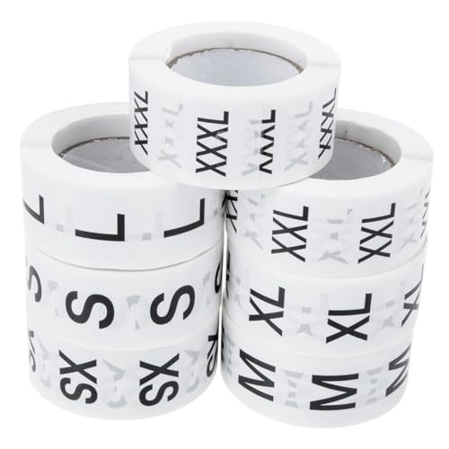 Operitacx 7 Rollen Rund Sticker Kleidung Etiketten Selbstklebend Klar Lesbar Praktisch Leicht Tragbar Für Kleidung Schuhe Hüte Markierung Operitacx 7 Rollen Rund Sticker Kleidung Etiketten Selbstklebend Klar Lesbar Praktisch Leicht Tragbar Für Kleidung Schuhe Hüte Markierung von Operitacx