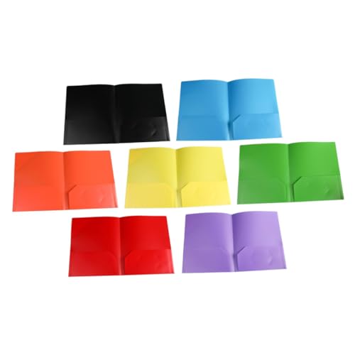 Operitacx 7 Stück Aktenhalter Multi Veranstalter farbig Ordner mit 2 Taschen Taschenordner Farbe Ordner für Prüfungsunterlagen Schulmappen mit Taschen Kunststoffmappen mit Taschen Bürobedarf Operitacx 7 Stück Aktenhalter Multi Veranstalter farbig Ordner mit 2 Taschen Taschenordner Farbe Ordner für Prüfungsunterlagen Schulmappen mit Taschen Kunststoffmappen mit Taschen Bürobedarf von Operitacx