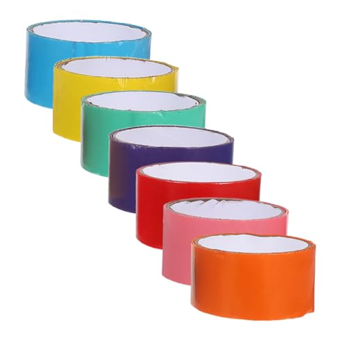 Operitacx 7 Stück Regenbogen -Stromband klebriges Ballklebeband klebriges Klebeband Büroband Ballrollenband Ballband Buntes Klebeband für Buntes DIY -Band bopp Operitacx 7 Stück Regenbogen -Stromband klebriges Ballklebeband klebriges Klebeband Büroband Ballrollenband Ballband Buntes Klebeband für Buntes DIY -Band bopp von Operitacx
