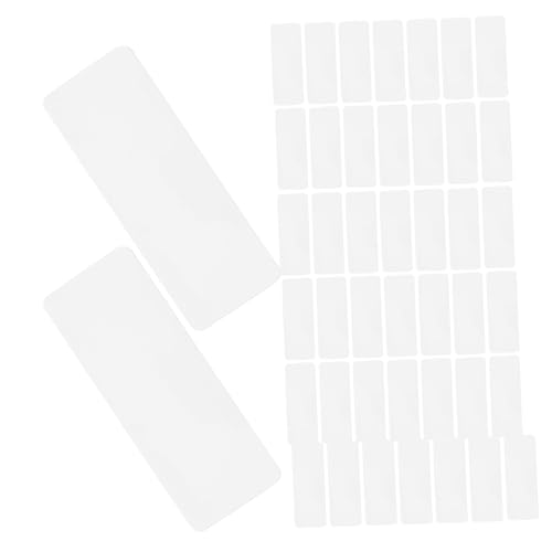 Operitacx 70 Stück Teiliges Magnetisches Namensschild- Wiederbeschreibbare Trockene Haftetiketten aus Weißem Stark Haftend Wiederverwendbar für Klassenzimmer Büro Veranstaltungen zur von Operitacx
