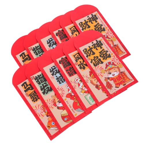 Operitacx 72 Stück Rote Umschläge Für Das Frühlings Fest Glückliche Geldtasche Frühlingsfest Hongbao Chinesisches Neujahr Rote Pakete Li Siehe Umschläge Luxuriöser Roter Umschlag Papier Operitacx 72 Stück Rote Umschläge Für Das Frühlings Fest Glückliche Geldtasche Frühlingsfest Hongbao Chinesisches Neujahr Rote Pakete Li Siehe Umschläge Luxuriöser Roter Umschlag Papier von Operitacx