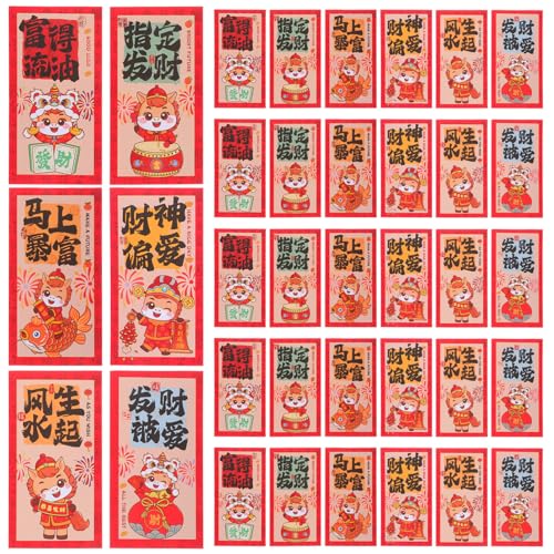 Operitacx 72 Stück Rote Umschläge Jahr Des Pferdes Traditionelle Chinesische Frühling Fest Geldumschläge Faltbare Kleine Hongbao mit Glücksmustern Je Festliche Geschenkumschläge Operitacx 72 Stück Rote Umschläge Jahr Des Pferdes Traditionelle Chinesische Frühling Fest Geldumschläge Faltbare Kleine Hongbao mit Glücksmustern Je Festliche Geschenkumschläge von Operitacx