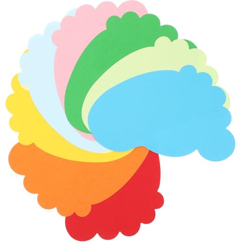 Operitacx 72Stücke Bunte Papierausschnitte für DIY Dekoration Kreativ für Klassenzimmer und Feste Vielseitige Bastelmaterialien für Fröhliche Raumgestaltung von Operitacx