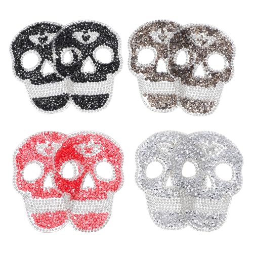 Operitacx 8 Stück Aufnäher Strass Aufnäher Zum Aufbügeln – Dekorative Applikationen Im Punk Stil Für Halloween Kleidung Taschen Hüte Jacken DIY Modedekoration Operitacx 8 Stück Aufnäher Strass Aufnäher Zum Aufbügeln – Dekorative Applikationen Im Punk Stil Für Halloween Kleidung Taschen Hüte Jacken DIY Modedekoration von Operitacx