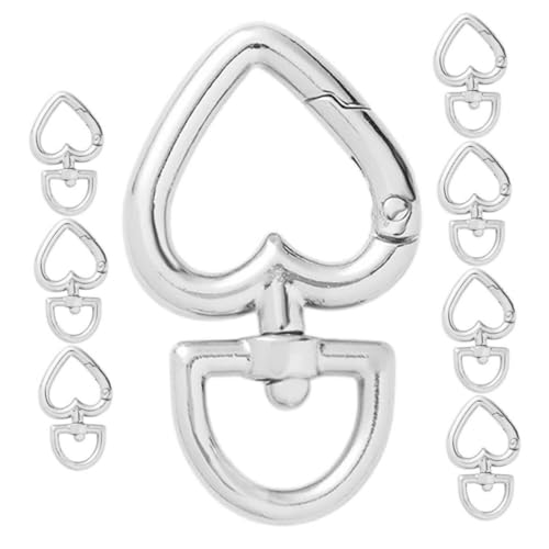 Operitacx 8 Stück Metall Herz Schlüsselanhänger Herz Schlüsselanhänger Clip Schlüsselanhänger Schnalle Lustiger Karabiner In Herzform Verschluss Clip Schlüsselanhänger Ring Operitacx 8 Stück Metall Herz Schlüsselanhänger Herz Schlüsselanhänger Clip Schlüsselanhänger Schnalle Lustiger Karabiner In Herzform Verschluss Clip Schlüsselanhänger Ring von Operitacx