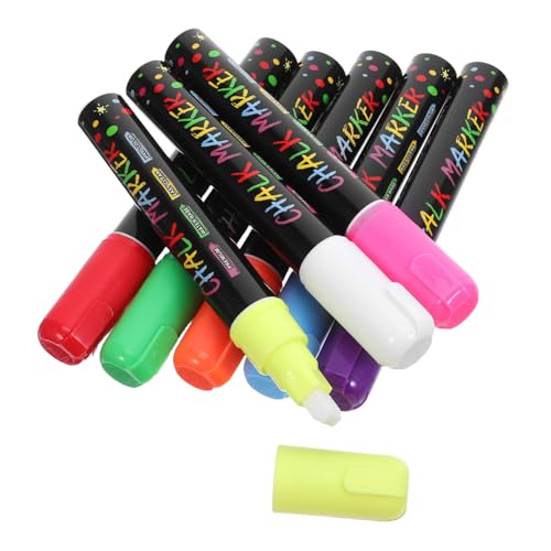Operitacx 8 Stück Teiliges Liquid Chalkboard Marker mit Breiter Spitze Abwischbare Fluoreszierende Kreidemarker für Glas Tafeln Fenster Metall Wasserbasierte Wiederverwendbare Werbe-stifte Operitacx 8 Stück Teiliges Liquid Chalkboard Marker mit Breiter Spitze Abwischbare Fluoreszierende Kreidemarker für Glas Tafeln Fenster Metall Wasserbasierte Wiederverwendbare Werbe-stifte von Operitacx