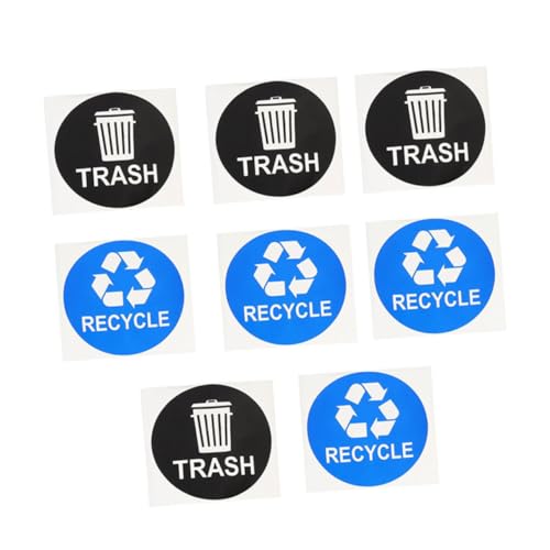Operitacx 8 Stück Teiliges Mülltonnen Recycling abfall Klassifizierung Pvc material Selbstklebend für Glatte Flächen Wie Mülleimer Glas Fliesen Praktische Mülltrennungshilfe Operitacx 8 Stück Teiliges Mülltonnen Recycling abfall Klassifizierung Pvc material Selbstklebend für Glatte Flächen Wie Mülleimer Glas Fliesen Praktische Mülltrennungshilfe von Operitacx