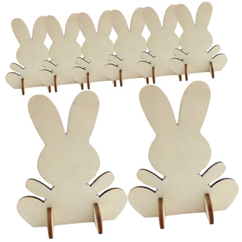 Operitacx 8 Stück Teiliges Osterbastelset Holzhasen zum Bemalen DIY Holzfiguren in Hasenform Leichte Langlebige Holzplatten als Kreative Bastelaccessoires für Osterdekoration Operitacx 8 Stück Teiliges Osterbastelset Holzhasen zum Bemalen DIY Holzfiguren in Hasenform Leichte Langlebige Holzplatten als Kreative Bastelaccessoires für Osterdekoration von Operitacx