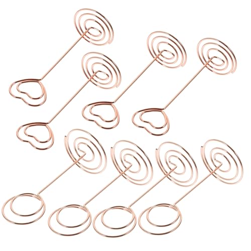 Operitacx 8 Stück Teiliges Tischkartenhalter aus Langlebigem Vielseitig als Fotohalter Memo Clip und Platzkartenständer und Stabil für Hochzeiten und Tischdekorationen Operitacx 8 Stück Teiliges Tischkartenhalter aus Langlebigem Vielseitig als Fotohalter Memo Clip und Platzkartenständer und Stabil für Hochzeiten und Tischdekorationen von Operitacx