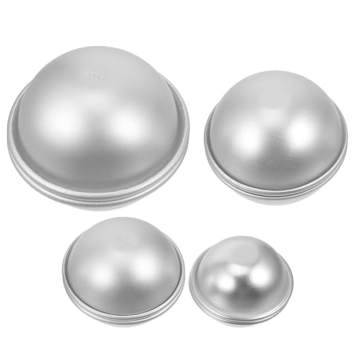 Operitacx 8-Teiliges Badeformen-Set – 4 Paar Wiederverwendbare Seifen- Und Badesalzformen Zum Dekorieren Von Kuchen Kerzen Und Cupcake-Toppern von Operitacx