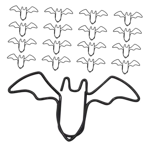Operitacx 80 Stück Teiliges Halloween Fledermaus Papierklammer Kleine Bat Form Büroklammern für Dokumentenorganisation Lesezeichen und Partydekoration Stabile Haftung Vielseitig für Büro und Operitacx 80 Stück Teiliges Halloween Fledermaus Papierklammer Kleine Bat Form Büroklammern für Dokumentenorganisation Lesezeichen und Partydekoration Stabile Haftung Vielseitig für Büro und von Operitacx