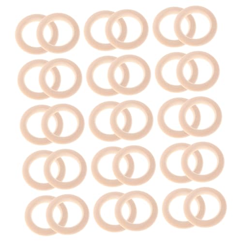 Operitacx 80 Stück Unbemalte Naturholz Ringe für Diy Anhänger Makramee Projekte und Bastelideen Vielseitige Bastelmaterialien Operitacx 80 Stück Unbemalte Naturholz Ringe für Diy Anhänger Makramee Projekte und Bastelideen Vielseitige Bastelmaterialien von Operitacx