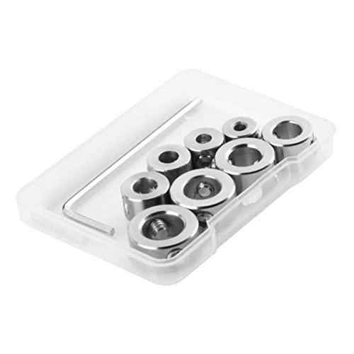 Operitacx 8Stücke Holzbearbeitungs Bohrer Ringe Teiliges Präzise Tiefenstopper Für Hochkohlenstoff Stahlbohrer Für Effizientes Bohren Und Positionierung von Operitacx