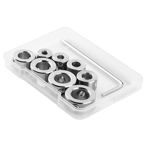 Operitacx 8Stücke Teiliges Bohrer Bitringset Tiefenanschlagringe für Präzisionsbohren Bohrerpositionierer für Holzarbeiten und Präzise Bohrungen Operitacx 8Stücke Teiliges Bohrer Bitringset Tiefenanschlagringe für Präzisionsbohren Bohrerpositionierer für Holzarbeiten und Präzise Bohrungen von Operitacx