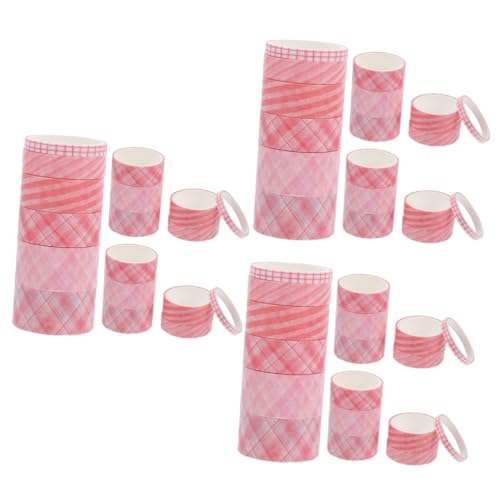 Operitacx 9 Sätze Washi Tape Set Dekorative Klebebänder für Scrapbooking Diy Projekte und Journaling Gestreifte Muster Einfach zu Verwenden ohne Rückstände für Bastelarbeiten von Operitacx