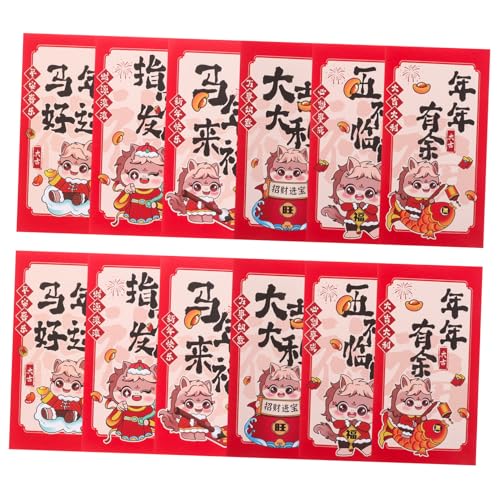 Operitacx 90 Stück Jahr Des Pferdroten Pakets, Roter Umschlag Traditionelle Chinesische Rote Umschläge Mond Neujahrsgeldumschläge 2026 Chinesische Neujahrstaschen Papier Operitacx 90 Stück Jahr Des Pferdroten Pakets, Roter Umschlag Traditionelle Chinesische Rote Umschläge Mond Neujahrsgeldumschläge 2026 Chinesische Neujahrstaschen Papier von Operitacx