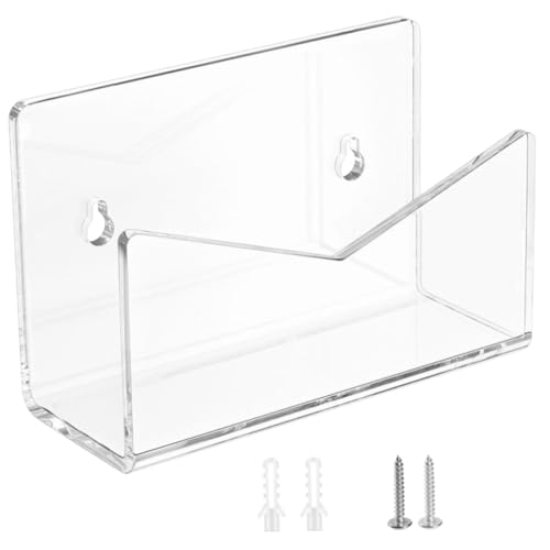 Operitacx Acryl Briefhalter Transparent Teilig Leichter Posthalter Organizer für Schreibtisch Büro Zuhause Briefablage mit Polierten Kanten Praktische Aufbewahrung für Umschläge Dokumente von Operitacx
