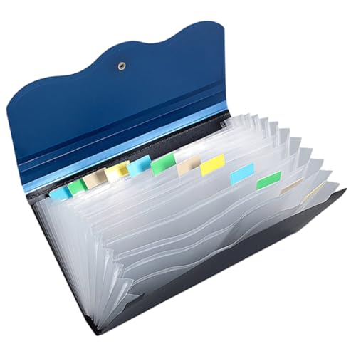 Operitacx Aktenordner für Quittungen Mehrschichtige Faltmappe Organizer mit Fächern für Dokumentenaufbewahrung und Effizientes Arbeiten von Operitacx