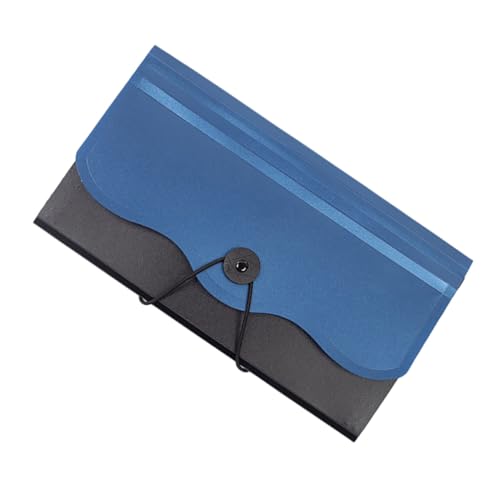 Operitacx Aktenordner mit Erweiterbarem Design PP Fachordner mit Fächern Praktischer Dokumentenorganisator Blau für Rechnungen und Belege für Büro und Zuhause von Operitacx