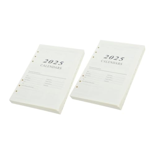 Operitacx Aktuelles Nachfüllpapier für Planer Bücher mit Nachfüllbarem Notizblock und Gelochtem Papier für Planer Ordner und Monatliche Planung für Umfangreiche Notizen und Zeitplanung von Operitacx