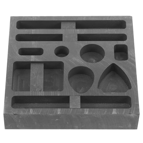 Operitacx Barrenformen mit 10 Löchern zum Gießen von Metall, Graphitform, Schmelzformen, Metallgussformen für Gold, Silber, Metall, Schmelzguss Operitacx Barrenformen mit 10 Löchern zum Gießen von Metall, Graphitform, Schmelzformen, Metallgussformen für Gold, Silber, Metall, Schmelzguss von Operitacx