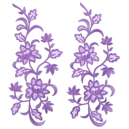 Operitacx Bestickte Blumenapplikationen zum Aufbügeln Blütenstickerei Patches für DIY Kleidung Hochzeit Kleider Schnell Anbringbar Elegante Lila Blumenverzierung Operitacx Bestickte Blumenapplikationen zum Aufbügeln Blütenstickerei Patches für DIY Kleidung Hochzeit Kleider Schnell Anbringbar Elegante Lila Blumenverzierung von Operitacx