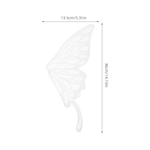Operitacx Bestickte Schmetterlings spitzen applikation Weiß Elegante Stickerei Patches Kleidung Dekoration für Kleider Hemden für Hochzeiten und DIY nähprojekte Operitacx Bestickte Schmetterlings spitzen applikation Weiß Elegante Stickerei Patches Kleidung Dekoration für Kleider Hemden für Hochzeiten und DIY nähprojekte von Operitacx