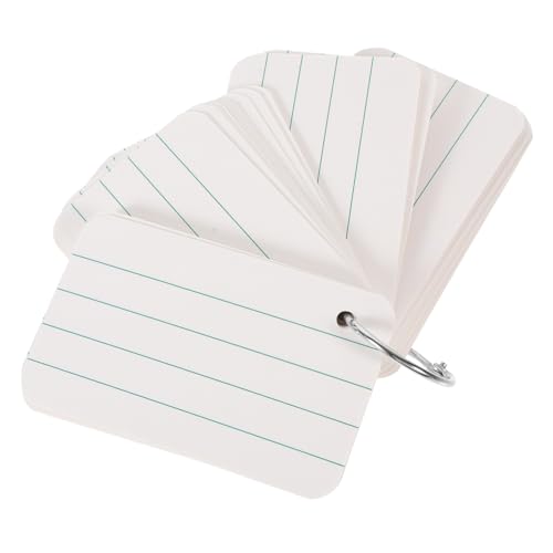 Operitacx Blanko Papierkarten mit Glatter Oberfläche Kleine Beschreibbare Karteikarten für Notizen Lernen DIY Bastelprojekte und Leicht für Schule Büro Zuhause Buchring Operitacx Blanko Papierkarten mit Glatter Oberfläche Kleine Beschreibbare Karteikarten für Notizen Lernen DIY Bastelprojekte und Leicht für Schule Büro Zuhause Buchring von Operitacx