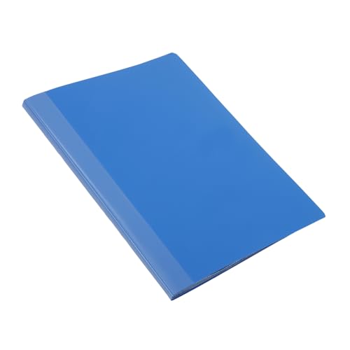 Operitacx Blatt Informationsanzeigeordner ordner für schule Transparenter Ordner Leichte Dokumentenmappe Stabiler Dokumentordner Schutz Blau Taschen Präsentationsmappen Portfolio-Ordner Blue von Operitacx