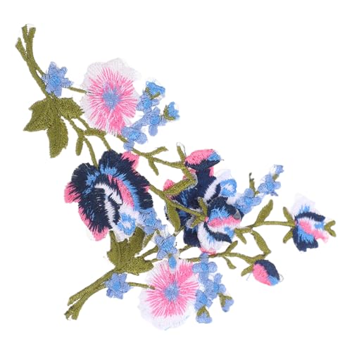 Operitacx Blumen Stickerei Aufnäher zum Aufbügeln und Nähen Dekorative Stoffblumen Applikation für Kleidung Taschen Hüte DIY Bastelprojekte Robuste Farbintensive Textilverzierung von Operitacx