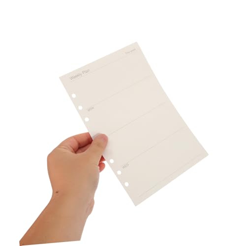 Operitacx Bücher Planer Nachfüllpapier Gelocht für Ringbuch Tages- Wochen- Monatsplaner Einlagen Lose Ersatzpapier für Büro und Schule Zeitmanagement Praktisch Vielseitig Nutzbar Operitacx Bücher Planer Nachfüllpapier Gelocht für Ringbuch Tages- Wochen- Monatsplaner Einlagen Lose Ersatzpapier für Büro und Schule Zeitmanagement Praktisch Vielseitig Nutzbar von Operitacx