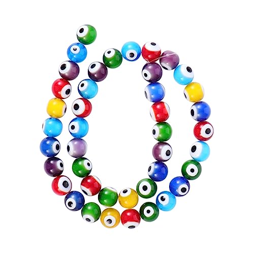 Operitacx Bunte Glasperlen für DIY Armbänder und Halloween Schmuck Bastelmaterial mit Augenform Vielseitig Einsetzbar und Langlebig als für Familie und Operitacx Bunte Glasperlen für DIY Armbänder und Halloween Schmuck Bastelmaterial mit Augenform Vielseitig Einsetzbar und Langlebig als für Familie und von Operitacx
